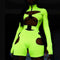 Jumpsuit Escolar Manga Larga Verde Neón con Bolsa Integrada