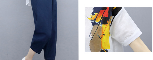 Conjunto de Dos Piezas en Algodón y Lino - Image 7