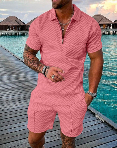 Conjunto Deportivo Polo y Shorts para Hombre - Image 3