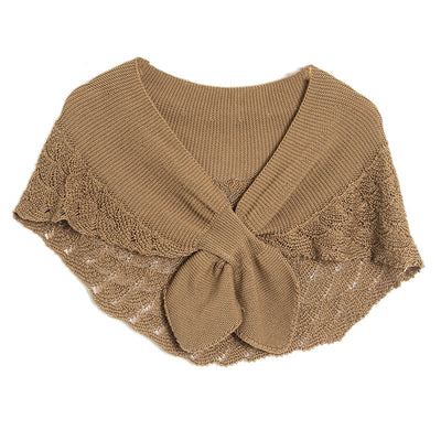 Chal Tejido Hueco de Lana Fina para Mujer - Image 7