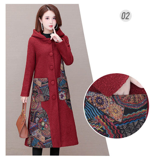 Chaqueta Tweed Entrelazado Mediana para Mujer - Image 6
