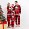 Pijamas Navideños a Juego para Toda la Familia con Pelaje Sintético