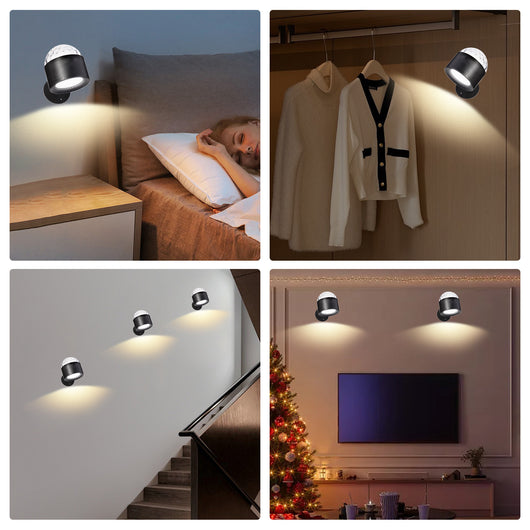 Lámpara de Pared LED Inteligente con Control Remoto y Temperatura de Color Ajustable - Image 12