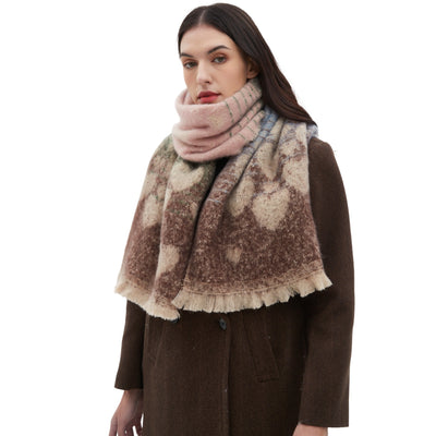 Cuello Térmico Jacquard con Diseño de Amor - Bufanda Versátil Europea - Image 5