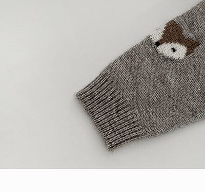 Mameluco Tejido para Bebé con Diseño de Animales en Lana - Image 22