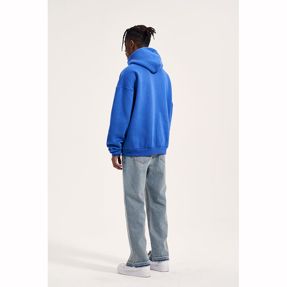 Calça Jeans Reta Folgada Estilo Retrô Masculina