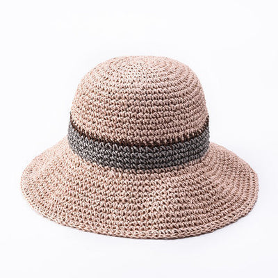 Sombrero de Paja Plegable para Mujer - Versátil y Hecho a Mano - Image 6