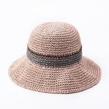 Sombrero de Paja Plegable para Mujer - Versátil y Hecho a Mano - Image 6
