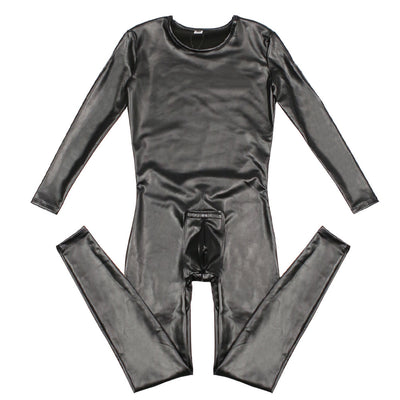Calzoncillo Térmico Hombre Ajustado en Cuero PU Elástico - Image 11
