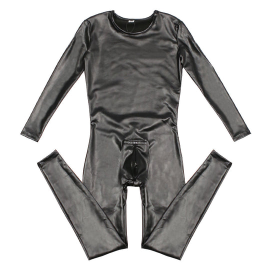 Calzoncillo Térmico Hombre Ajustado en Cuero PU Elástico - Image 11