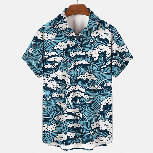 Camisa Estampada Casual para Hombre - Image 3