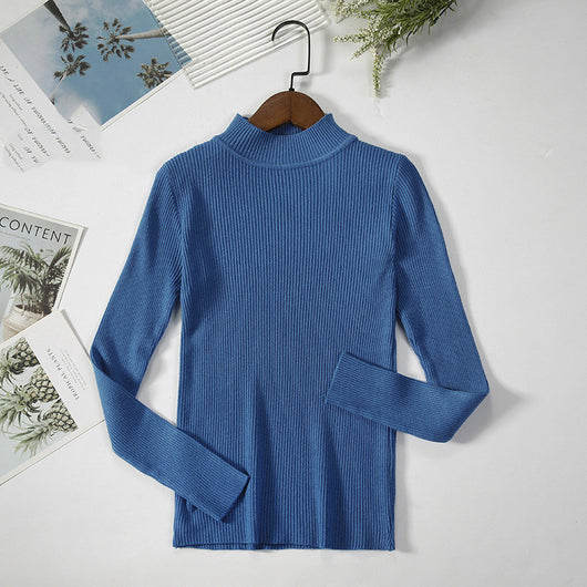 Suéter Cuello Alto Otoño Mujer - Pullover Elegante - Image 14