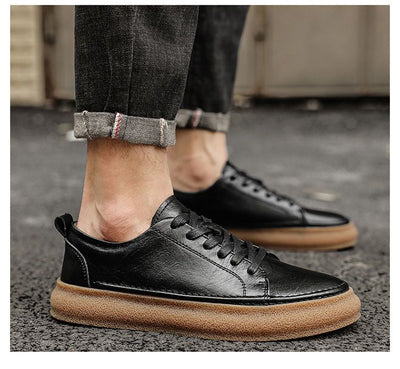 Zapatos de Cuero Británico Transpirables - Estilo Casual y Versátil - Image 18