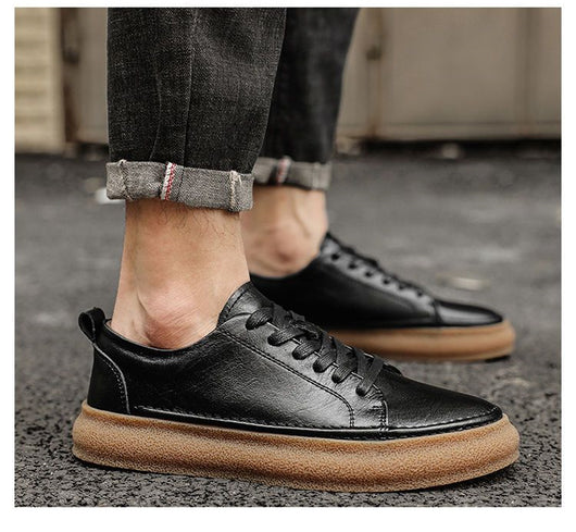 Zapatos de Cuero Británico Transpirables - Estilo Casual y Versátil - Image 18