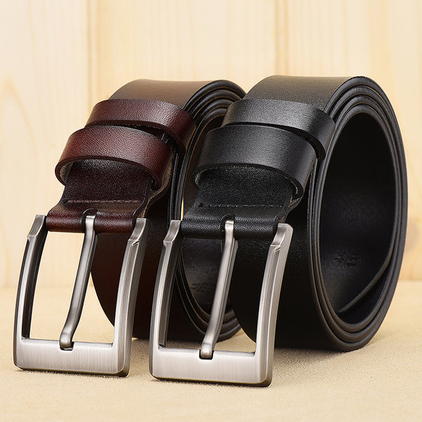 Cinturón de Cuero Casual para Hombre - Estilo Versátil