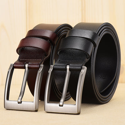 Cinturón de Cuero Casual para Hombre - Estilo Versátil