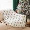 Manta Navideña para Sofá con Bordado de Árbol de Navidad