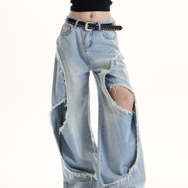 Jeans Retro Americano Diseño Hot Girl