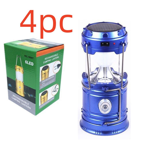 Lámpara Solar Portátil Multifunción para Camping, Emergencias y Puestos Comerciales - Image 9