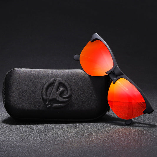 Gafas de Sol Polarizadas Media Montura TR90 para Hombre Estilo Europeo - Image 2