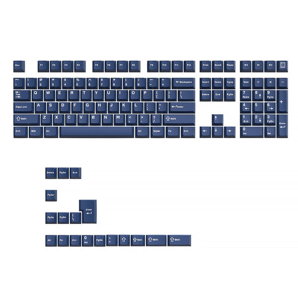 Keycap Grabado en PBT Bicolor Azul con Altura Personalizada - Image 6