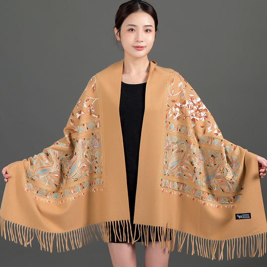 Chal Cashmere Premium para Cheongsam - Abrigo Elegante y Cálido - Image 11