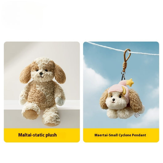 Llavero Peluche Perrito Schnauzer - Bolsa Decorativa Adorable - Image 4