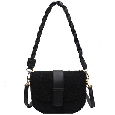 Bolsa Bandolera de Peluche Otoño Invierno - Diseño Minimalista - Image 15