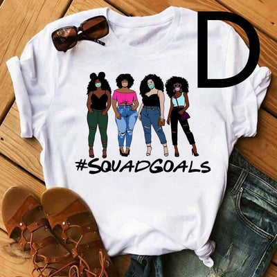 Camiseta Estampada Mujer African Black Girl - Manga Corta - Image 9