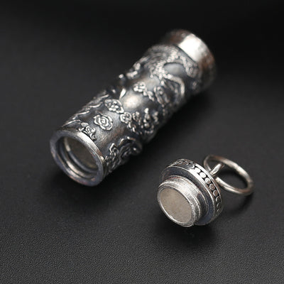 Dije Buda Plata 925 Patrón Dragón Tenglong - Colgante Espiritual Artesanal - Image 4