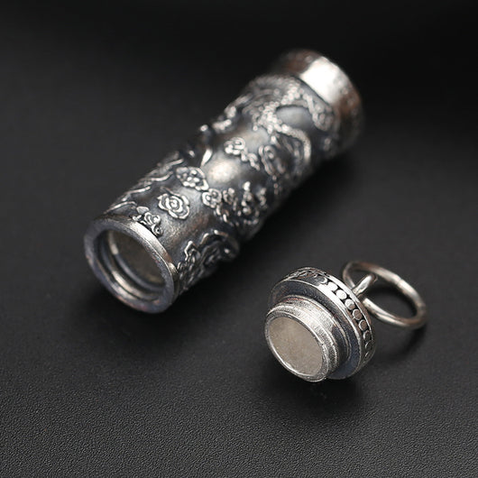 Dije Buda Plata 925 Patrón Dragón Tenglong - Colgante Espiritual Artesanal - Image 4