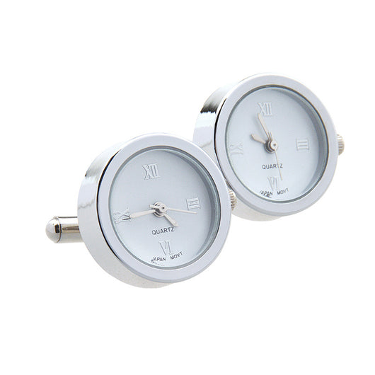 Gemelos de Reloj de Cuarzo en Acero Inoxidable Funcional - Image 4