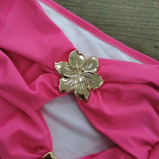 Traje de Baño Enterizo Elegante con Falda y Escote Hueco - Image 35