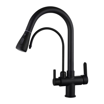 Grifo Purificador de Agua Telescópico con Tubo de Resorte para Cocina - Image 4