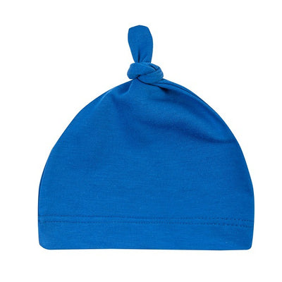 Gorro Anudado para Recién Nacido - Color Sólido Talla Única - Image 18