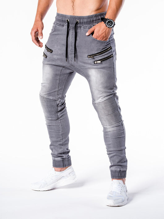 Pantalones Joggers Hip Hop con Cierre - Image 4