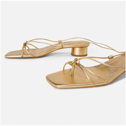Sandalias Romanas con Cordones y Tacón Grueso para Eventos - Image 11
