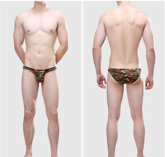 Calzoncillos Deportivos Camuflaje Cintura Baja Absorbentes de Sudor - Image 29