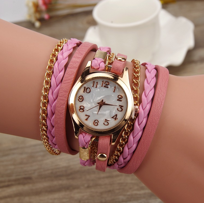 Reloj Pulsera de Cuero PU con Correa Enrollable - Image 5