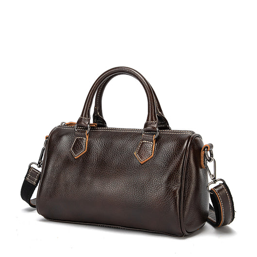 Bolso Retro de Cuero Genuino para Mujer - Diseño Casual y Portátil - Image 21