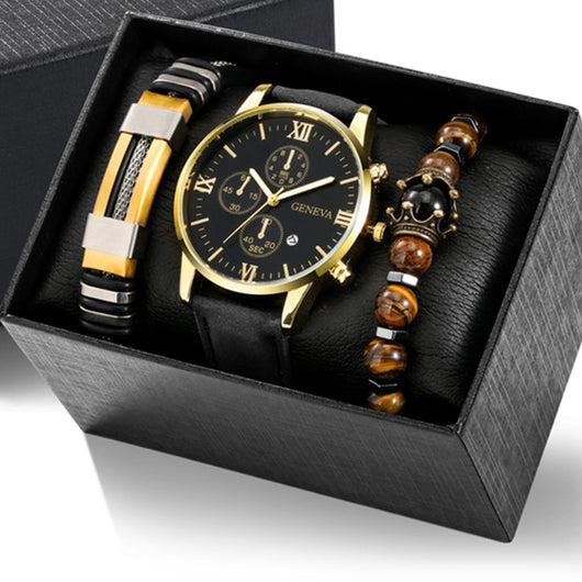 Reloj con Pulsera de Acero Inoxidable y Cuentas - Image 7