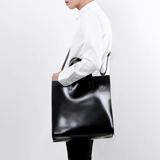 Bolso de Mano Hombre Estilo Coreano PU Retro Vintage