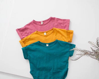 Playera de Algodón Slub Casual Cómoda - Image 2