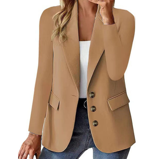 Blazer Casual Elegante para Mujer - Cardigan Ejecutivo de Manga Larga - Image 11