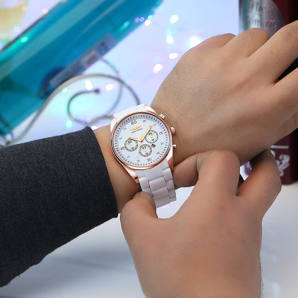Reloj Deportivo de Silicona con Cronógrafo de Cuarzo