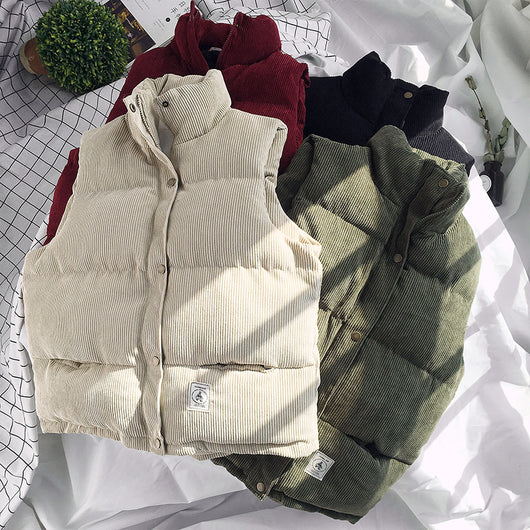 Chaleco Acolchado de Plumón para Hombre - Otoño e Invierno
