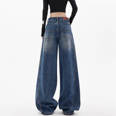 Pantalón Ancho Largo Holgado con Diseño de Guadaña - Image 4