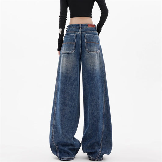 Pantalón Ancho Largo Holgado con Diseño de Guadaña - Image 4