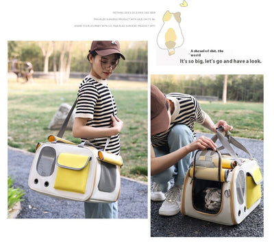 Bolsa Transportadora Plegable para Mascotas - Gran Capacidad - Image 27