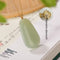 18K Dorado Inlaid Natural Hetian Jade Gray Jade Pendant Pequeño Tamaño Light Color Pendant 18K Dorado